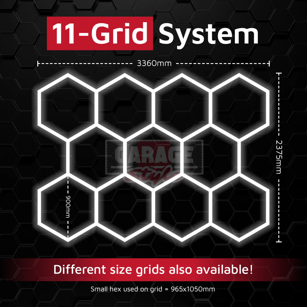Hexagon Lichtsystem 11 Grid