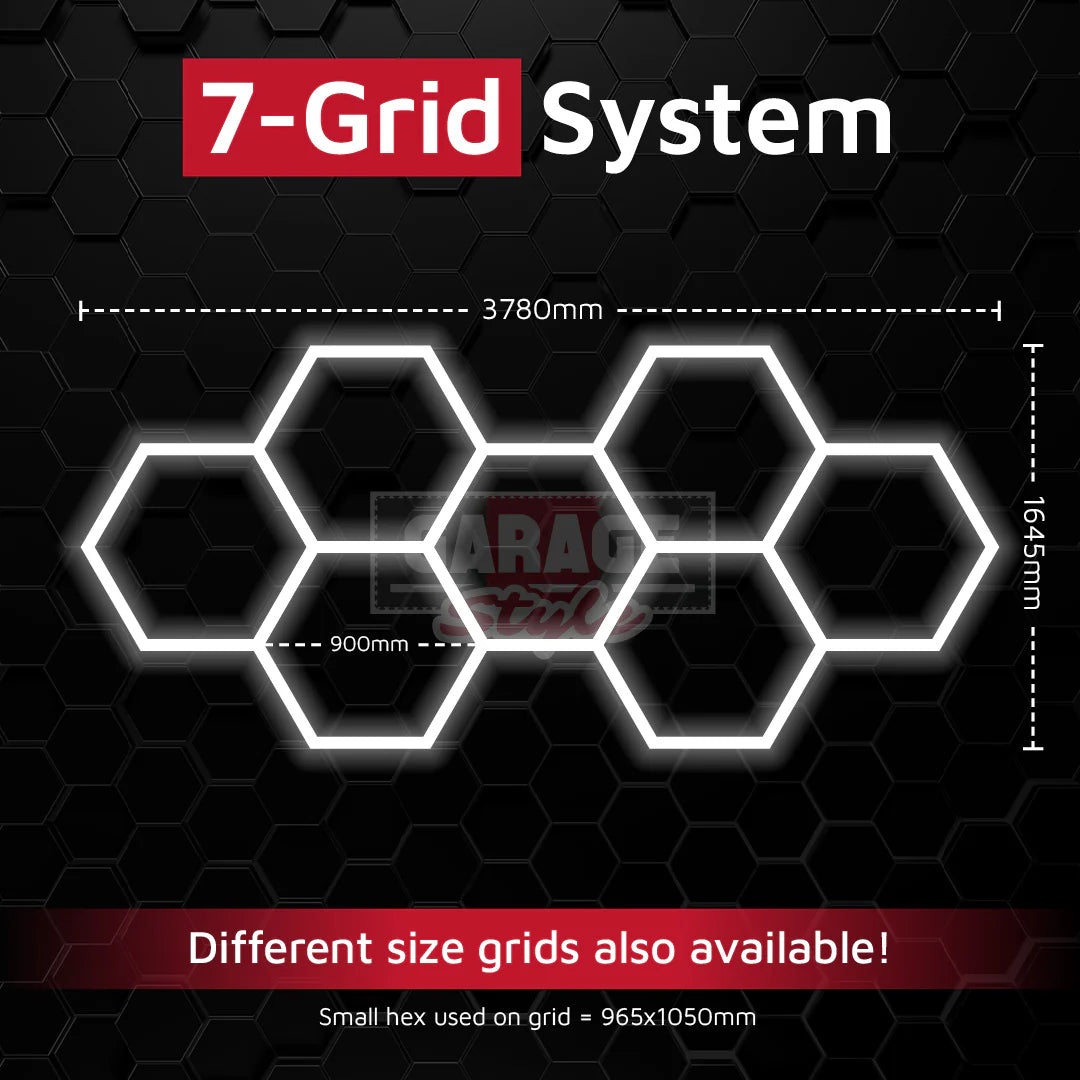 Hexagon Lichtsystem 7 Grid