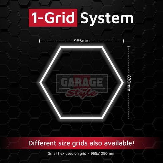 Hexagon Lichtsystem 1 Grid