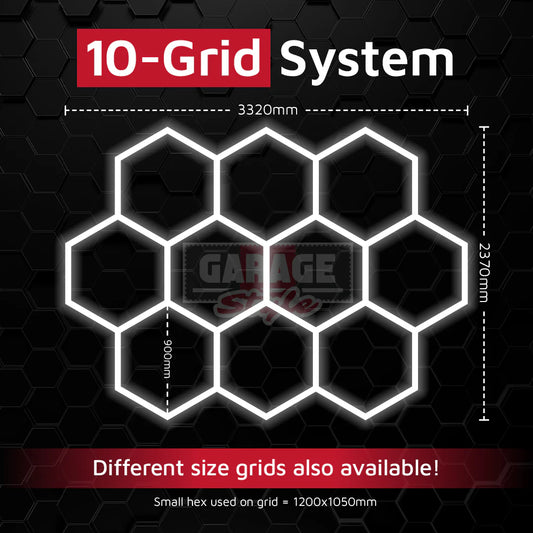 Hexagon Lichtsystem 7 Grid